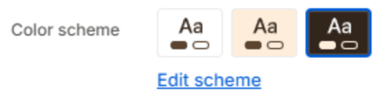 General settings