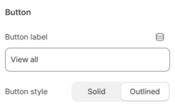 Button settings